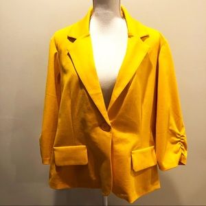 NWT Soho Apparel mustard yellow Jacket